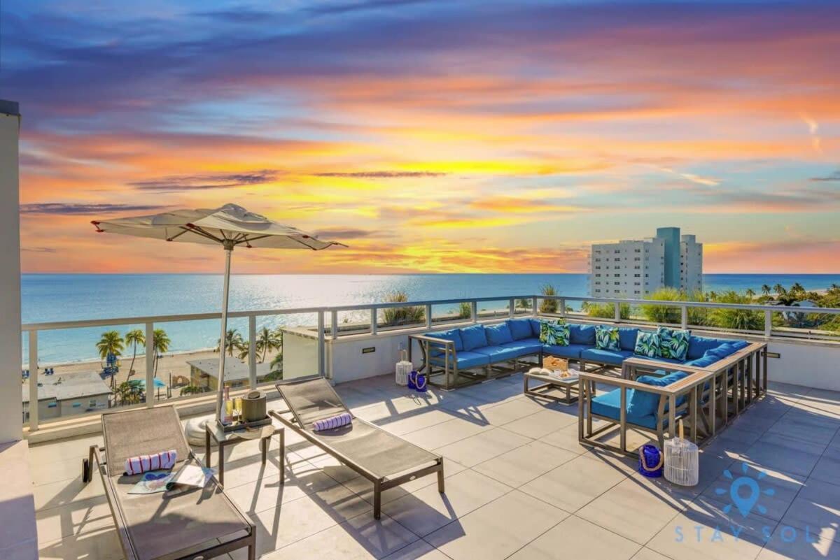 Best Stay - Rooftop Pool & Hot Tub - Hollywood Beach Exterior photo