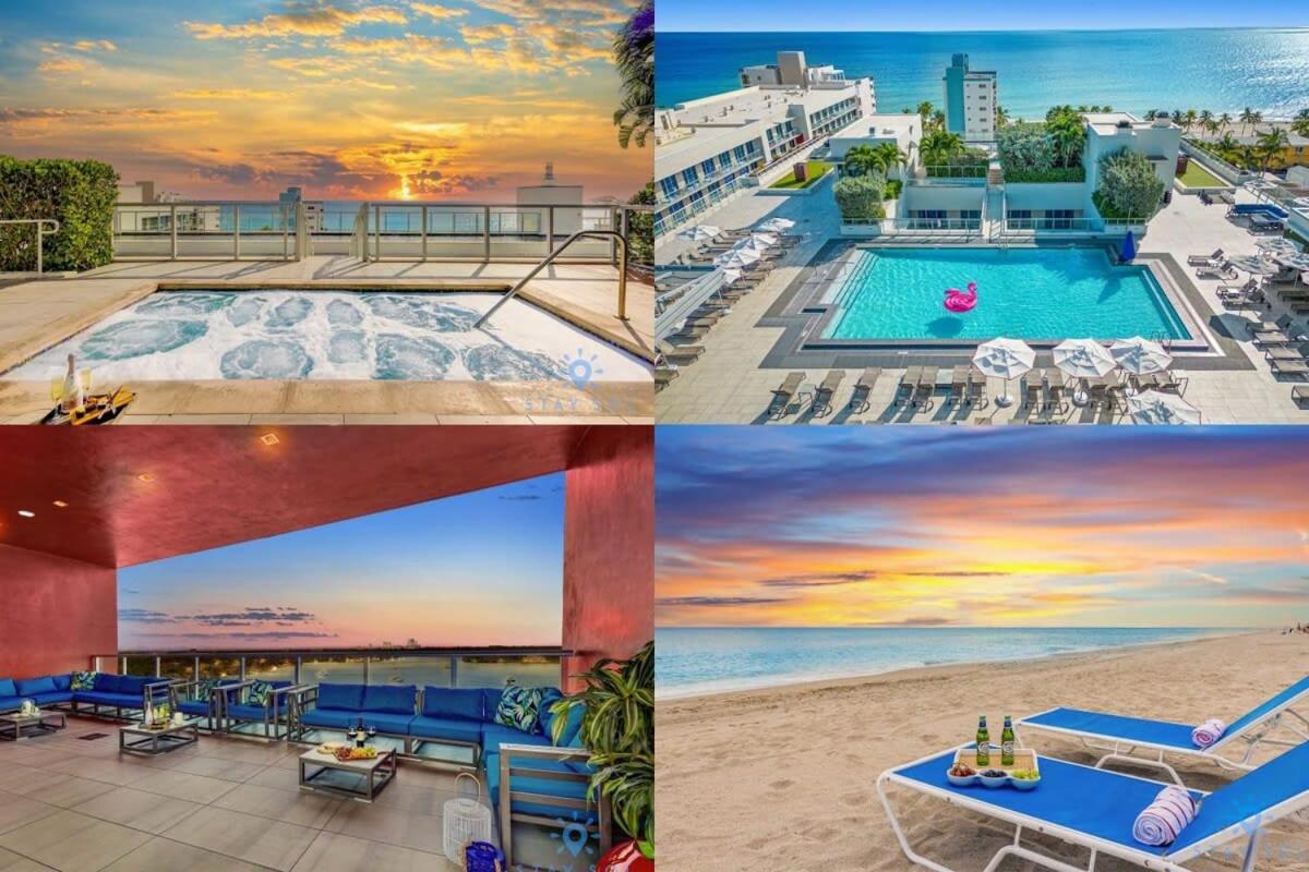 Best Stay - Rooftop Pool & Hot Tub - Hollywood Beach Exterior photo